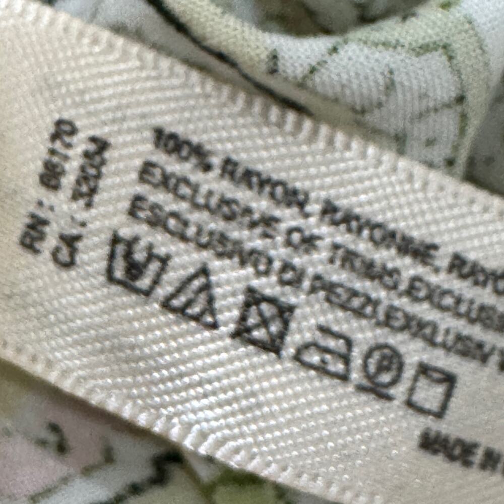 Anthropologie Green and Pink Paisley Robe - Picture 13 of 15